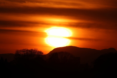 夕暮れ