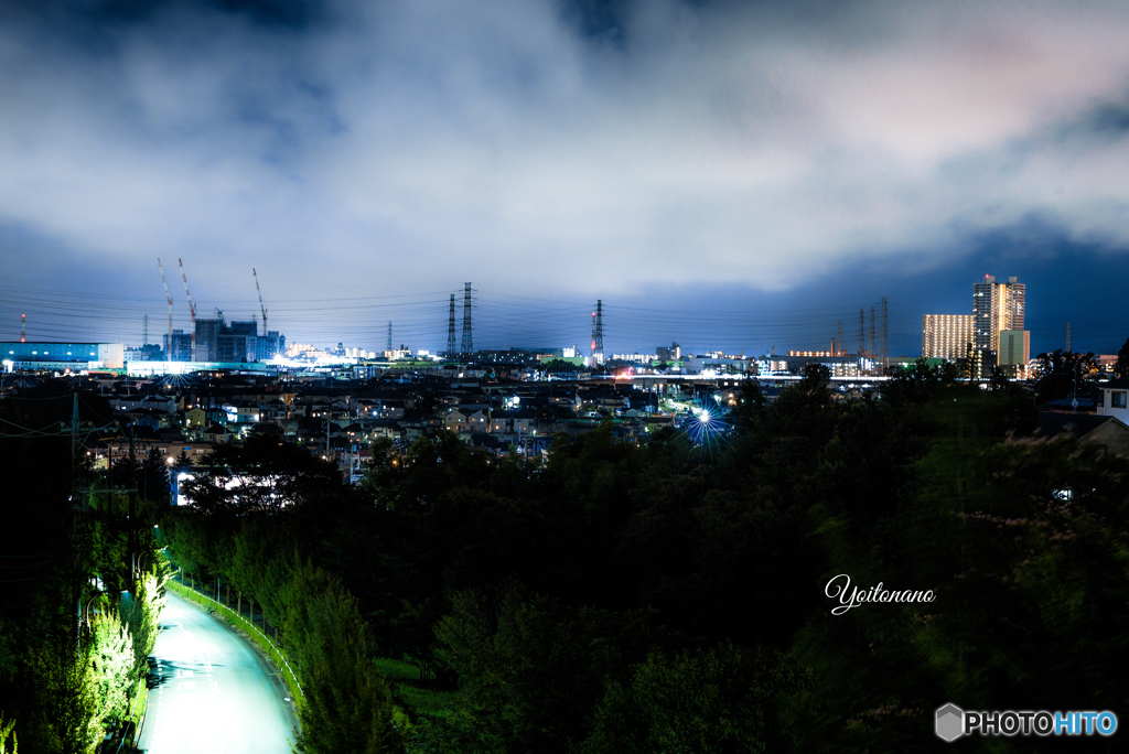 さっき撮れたばかりの夜景 from 多摩境