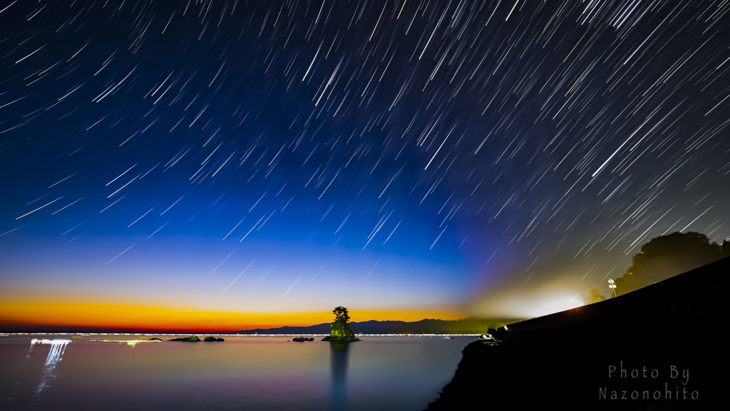 女岩と星降る空