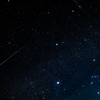 オリオン座と冬の大三角とふたご座流星群