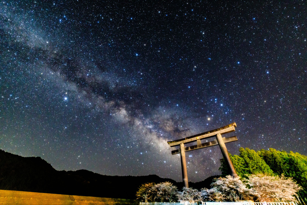 神の地に春来る