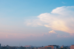夏の夕暮れ