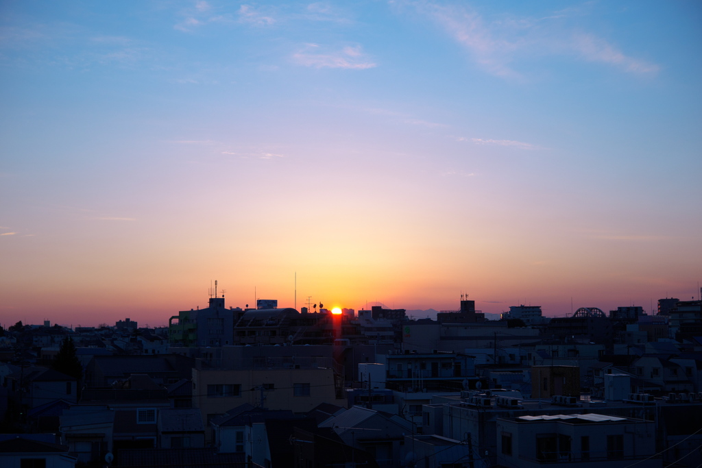夕空 Nokton35 F1.2  2