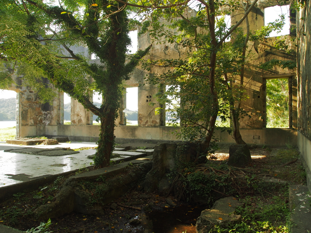 魚雷発射試験場跡　建物内部