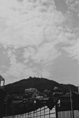 山と空