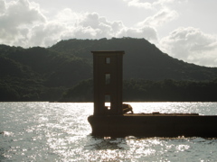 魚雷発射試験場跡　聴音棟