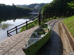 千葉県亀山ダム 帰還後の天日干し