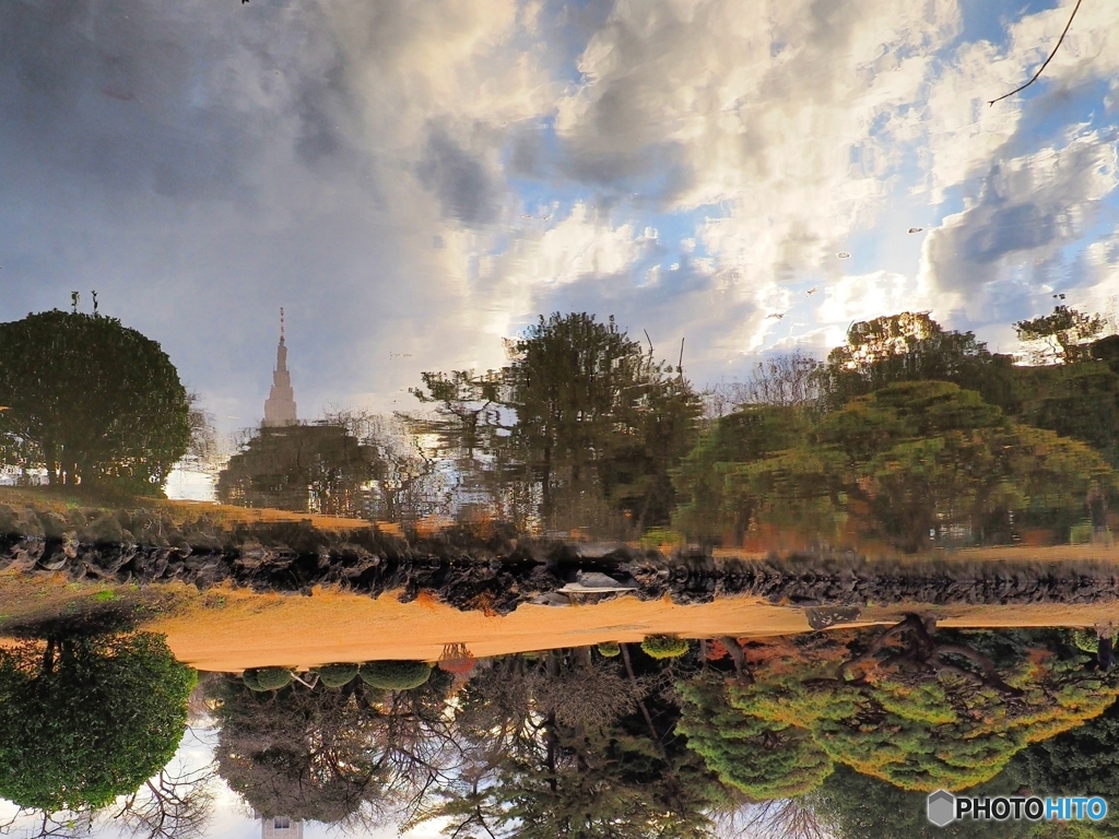 水鏡風景