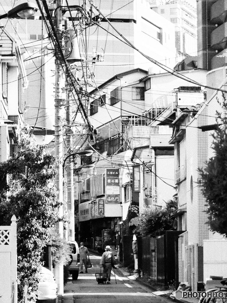 普段着の町で