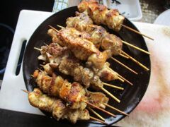 胸肉串焼き