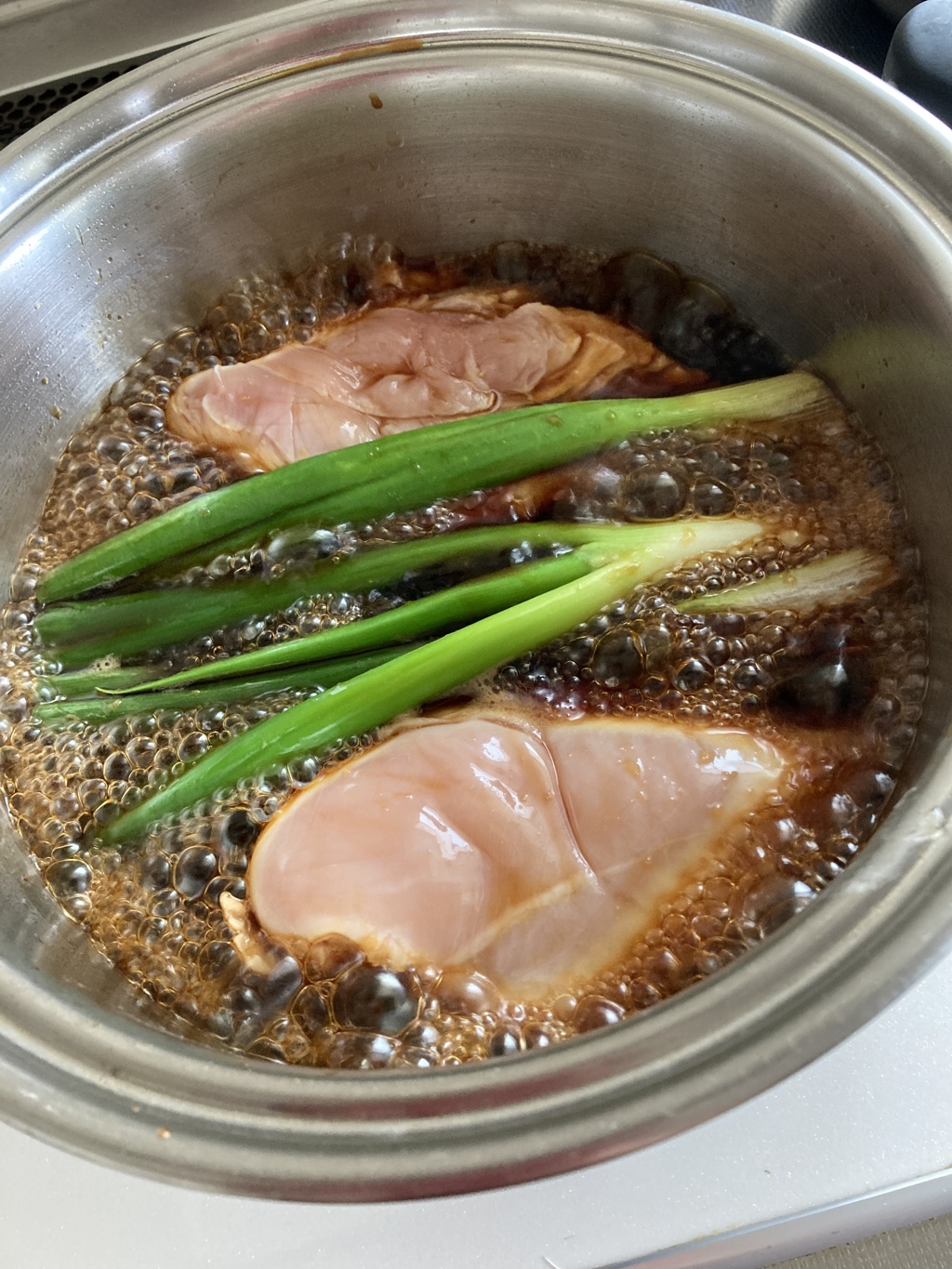 鶏チャーシュー作り
