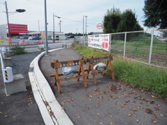 宇都宮LRT・芳賀町内の工事現場