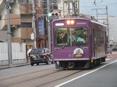 京都の路面電車　嵐電