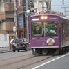 京都の路面電車　嵐電