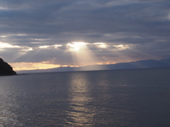 江ノ島の夕景