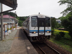 JR西日本 三江線粕淵駅 JR西日本 三江線粕淵駅