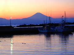 漆山湾からの富士山
