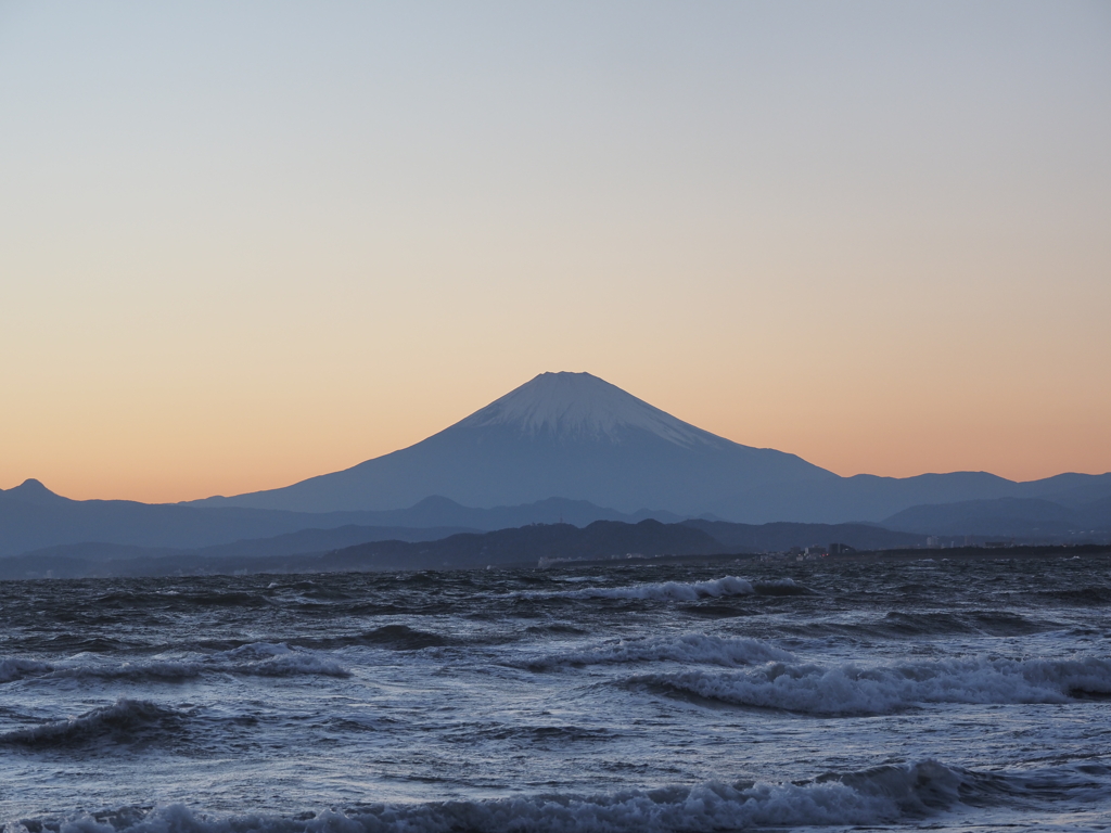 江ノ島からの富士山