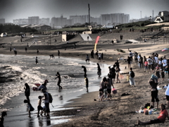 片瀬西浜海開き