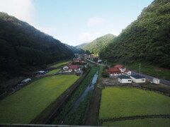 三江線宇都井駅付近