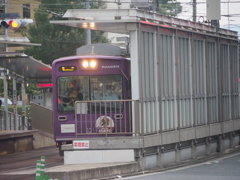 京都の路面電車　嵐電