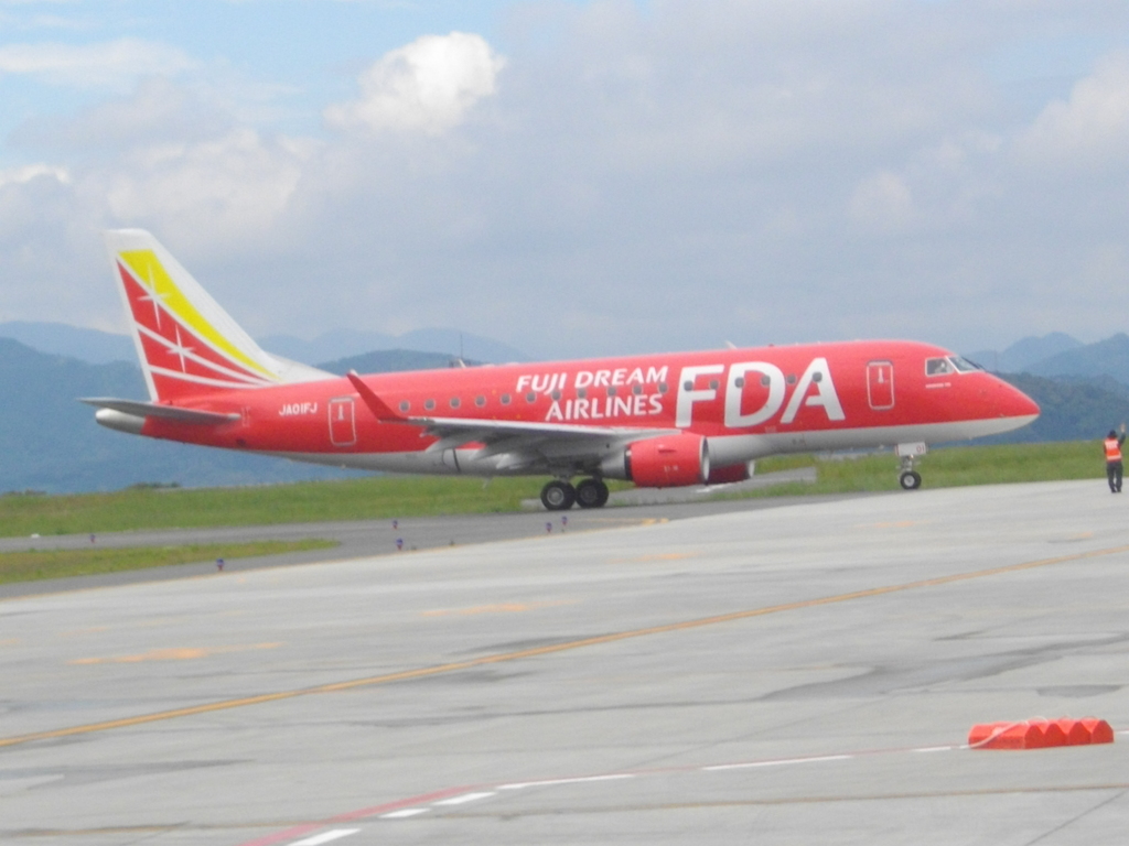 開港当時の富士山静岡空港　FDA