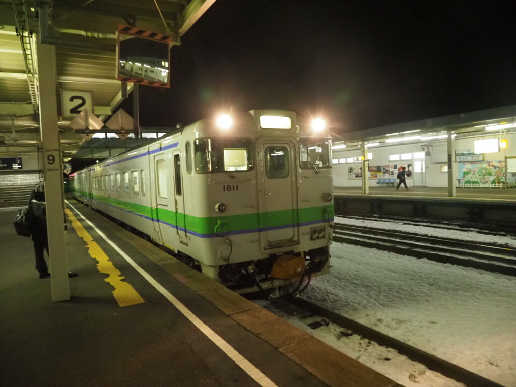 室蘭線追分駅