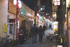 路地にて