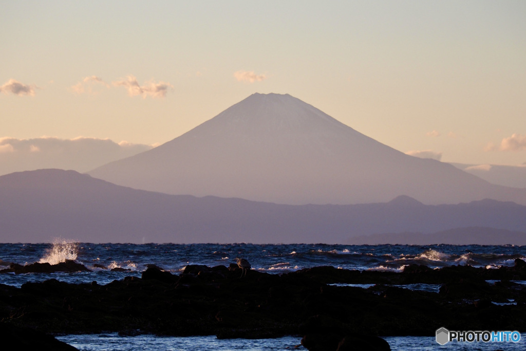 岡崎海岸からの富士山 3