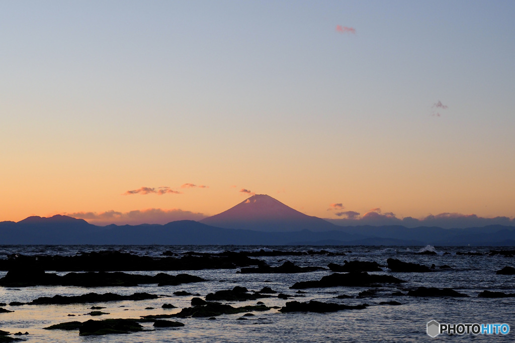 岡崎海岸からの富士山 6