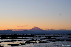 岡崎海岸からの富士山 6