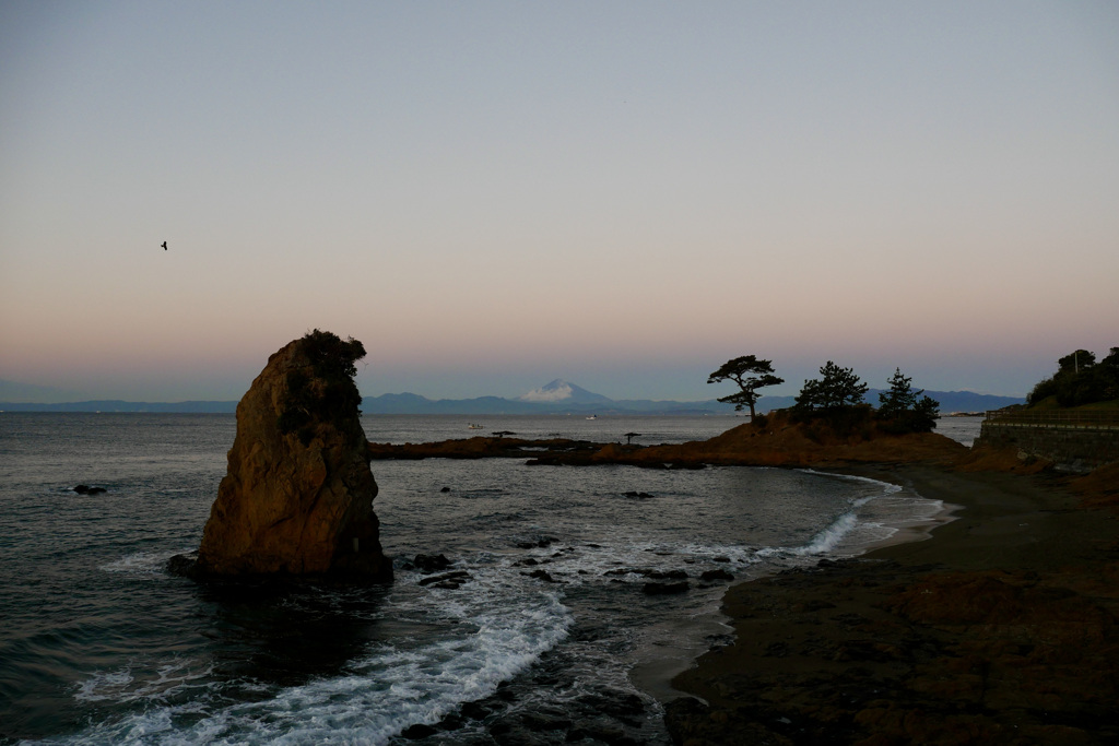 立石海岸からの富士山♪