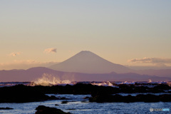 岡崎海岸からの富士山 1