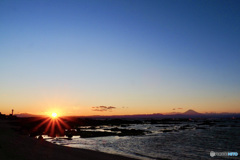 岡崎海岸からの富士山 5