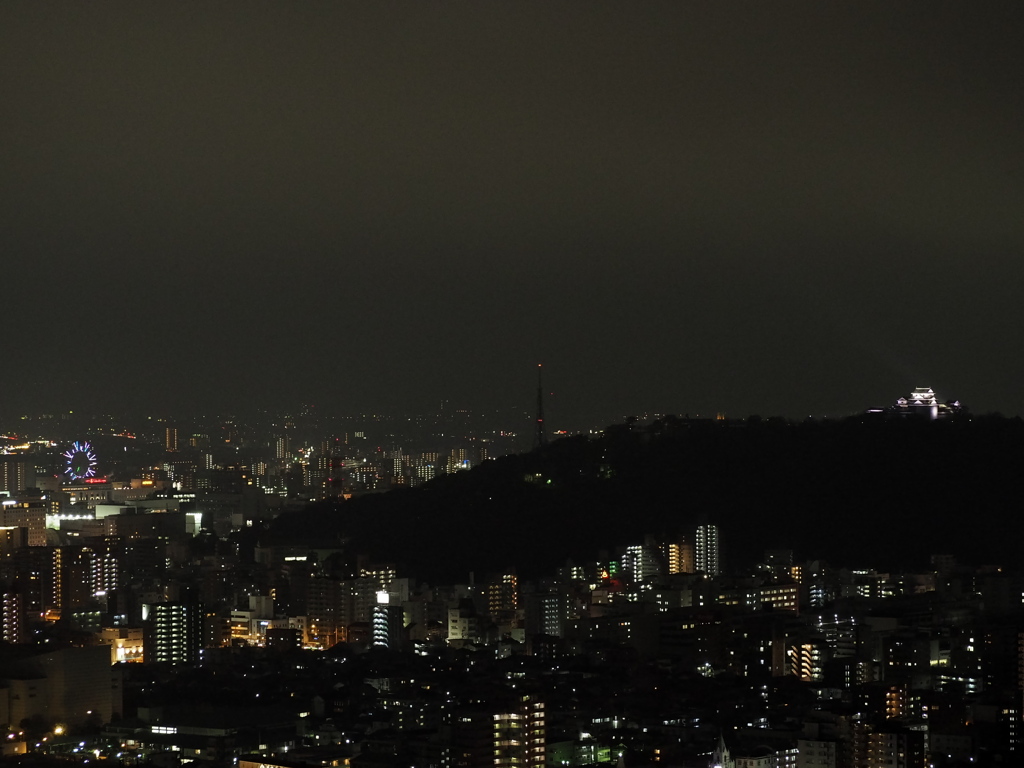 城下の賑わい　松山城