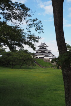 強者たちの夢の跡　　白河小峰城三階櫓