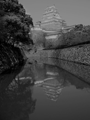 極白　姫路城天守