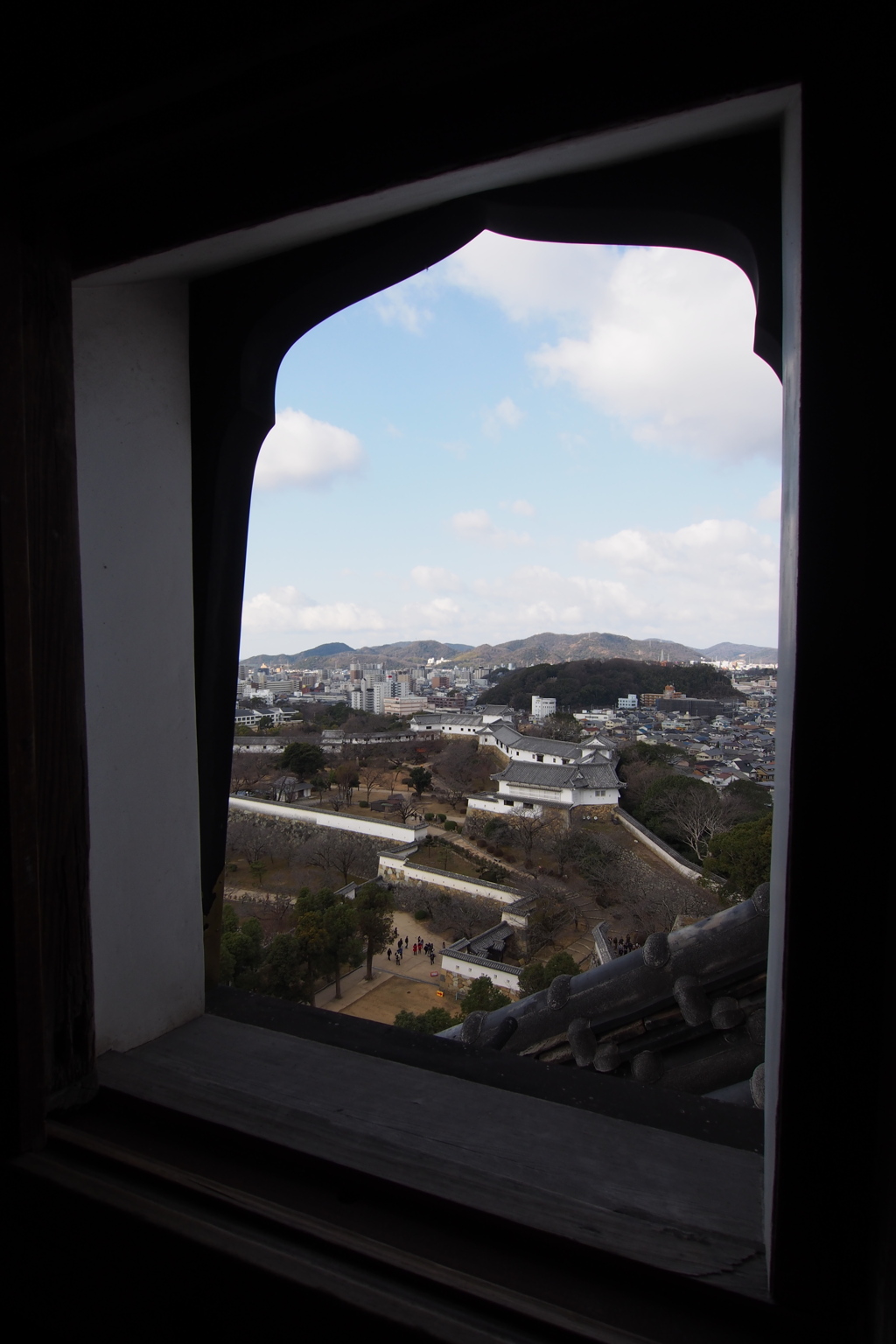 展望　姫路城乾小天守