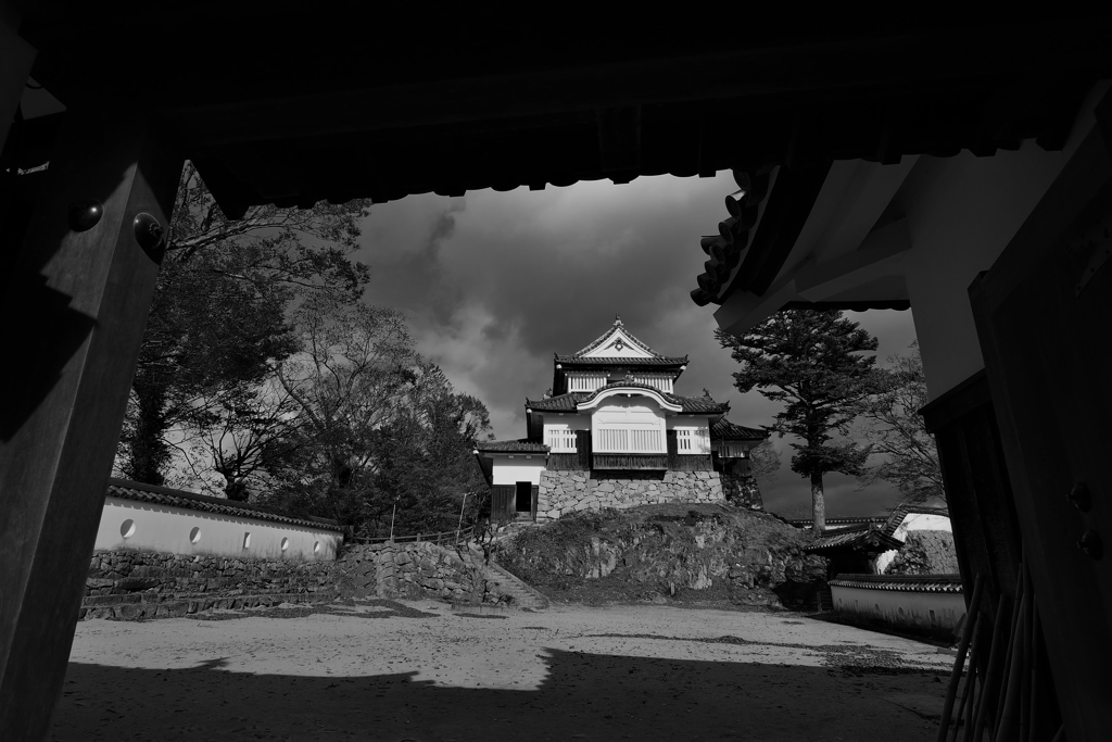 最高峰にある現存天守　備中松山城天守