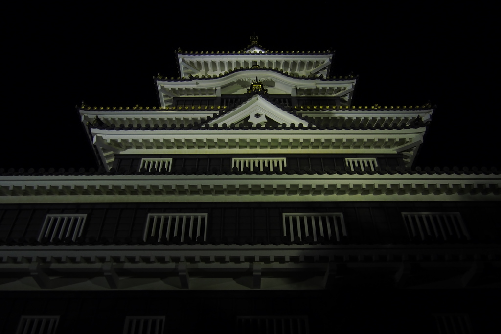 烏城　岡山城天守