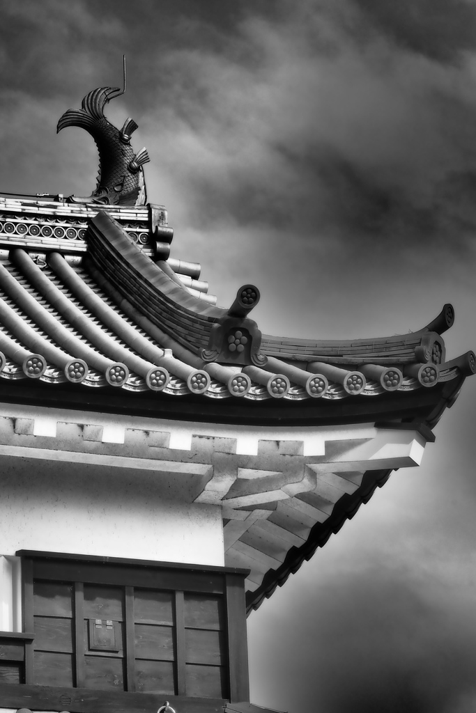 鯱　白河小峰城３階櫓