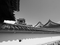 黒鉄門から　高知城