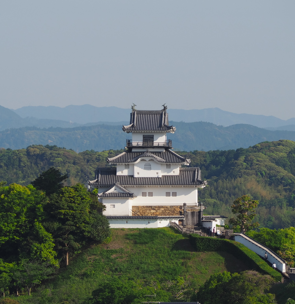 威風堂々　掛川城天守