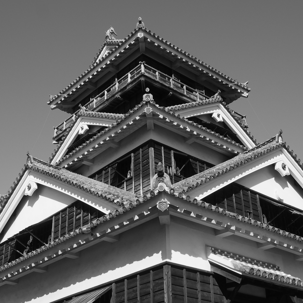 秩序整然　熊本城宇土櫓