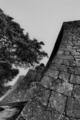 高い石垣　丸亀城