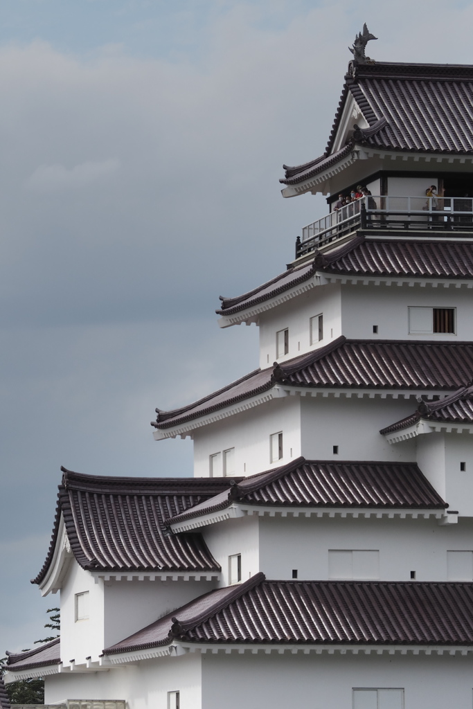 赤瓦　会津若松城