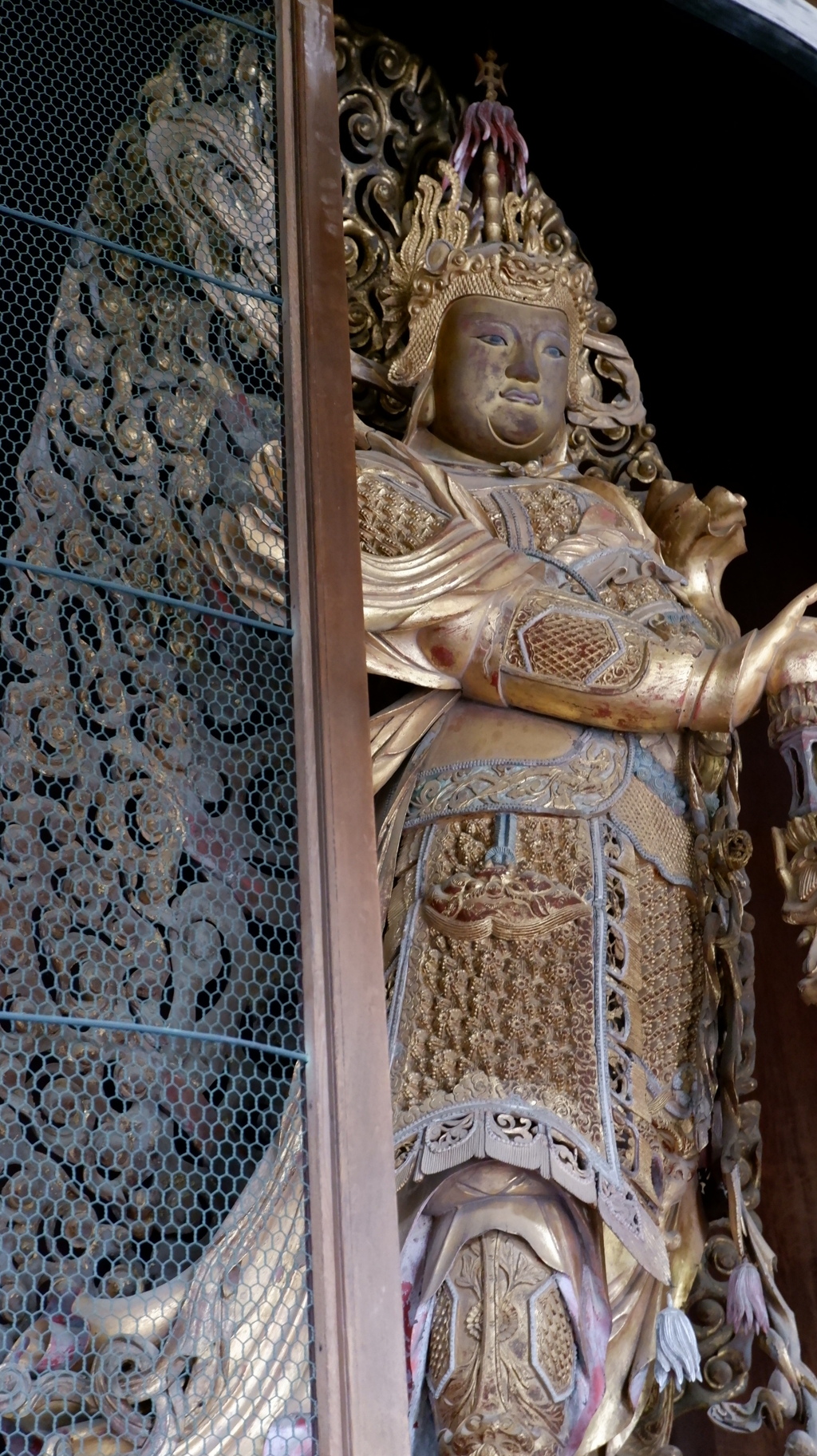 萬福寺の韋駄天