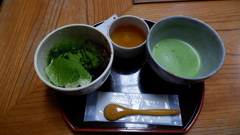 元祖宇治金時と抹茶