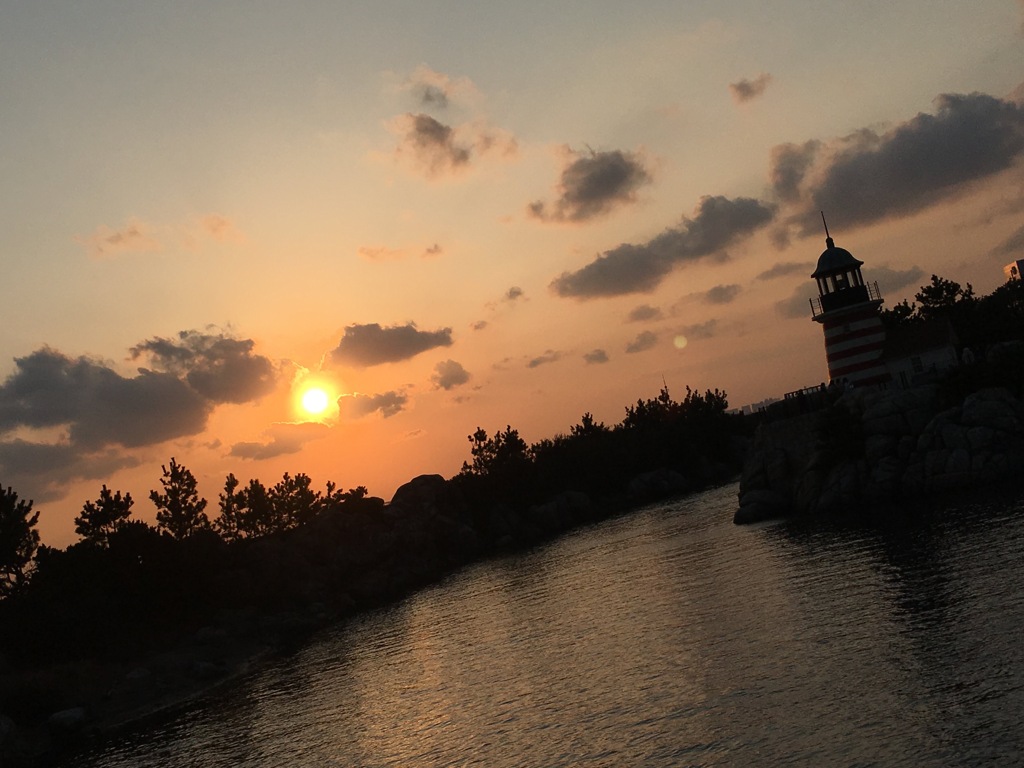 ケープコッドの夕日