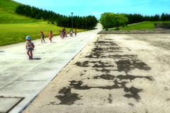 石畳の靴音